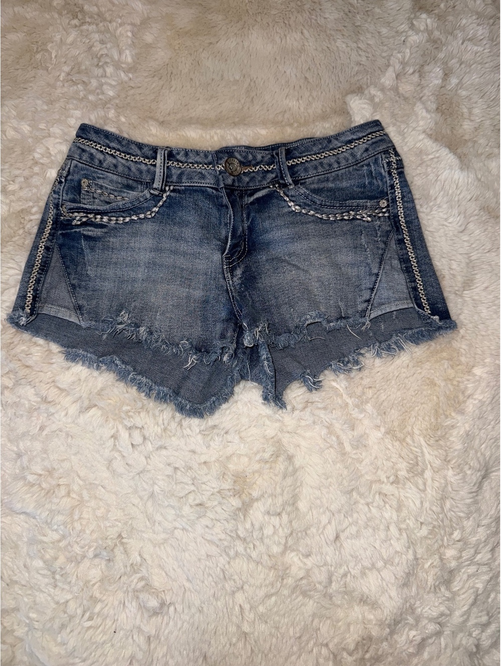Rewash Distressed Denim Cutoff Shorts Size 5/27